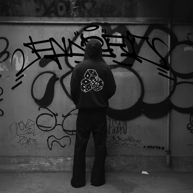 Acid wash hoodie