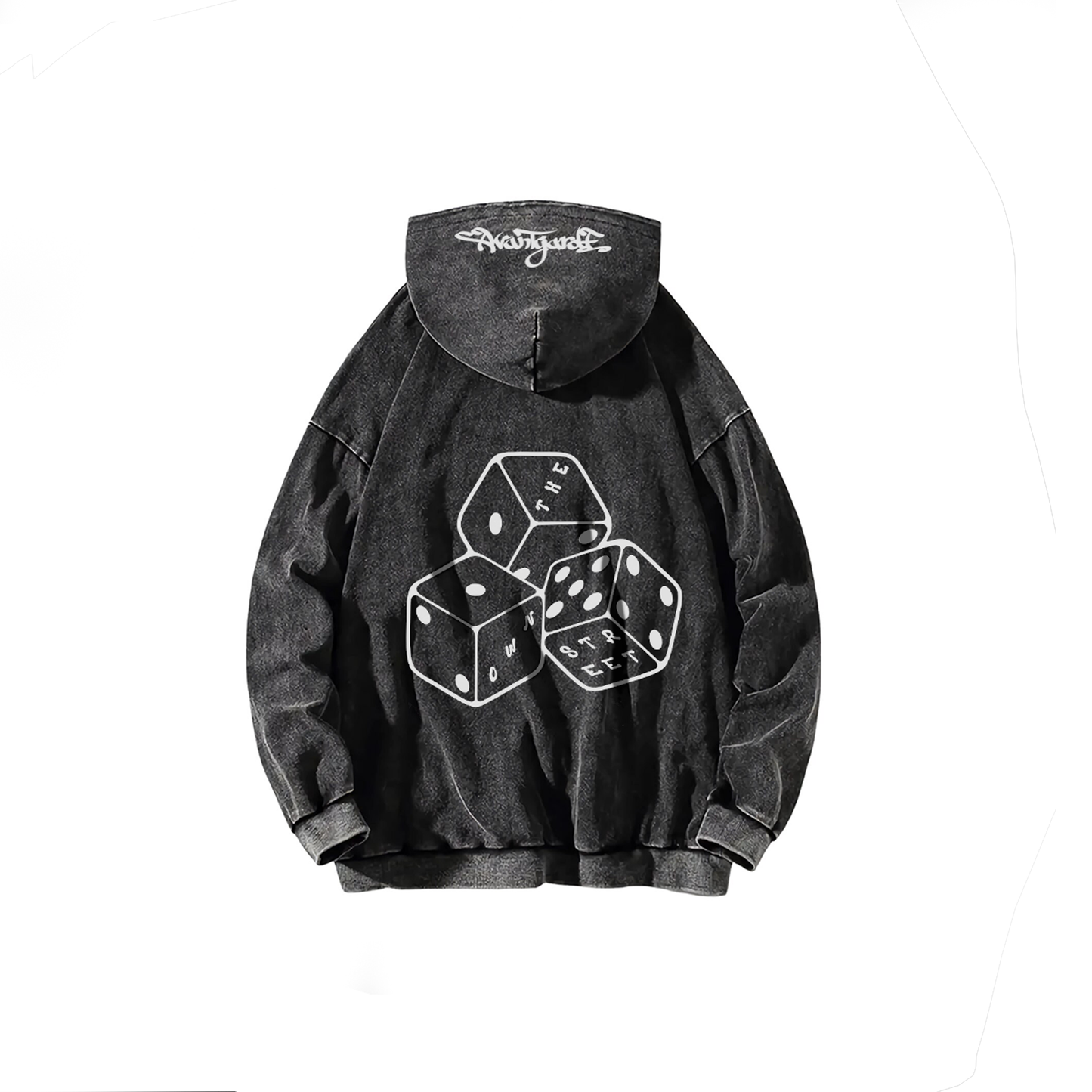 Acid wash hoodie